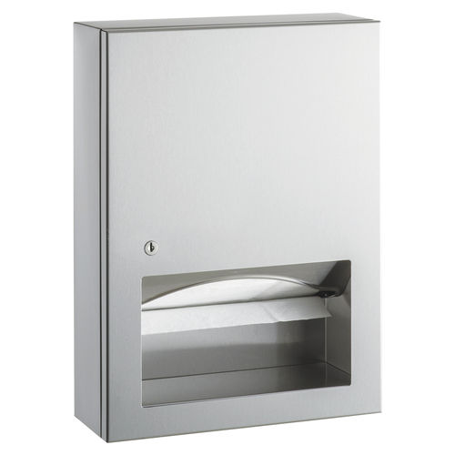 壁取り付け式ペーパータオルディスペンサー - B-359039 TRIMLINESERIES&trade; - Bobrick Washroom Equipment - ステンレス製
