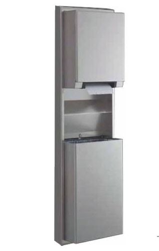 壁取り付け式ペーパータオルディスペンサー - B-3979 ClassicSeries® AutoRoll - Bobrick Washroom Equipment - 金属製 / 電子 / ゴミ箱付き