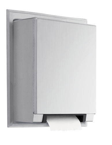 壁取り付け式ペーパータオルディスペンサー - B-29744 ClassicSeries® AutoRoll - Bobrick Washroom Equipment - 金属製 / 電子