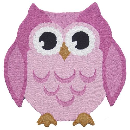 現代風絨毯 - OWL PINK - SITAP Società Italiana Tappeti - 動物柄 / ウール製 / ハンド房付け
