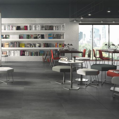陶磁器タイル - BETON DARK - Casalgrande Padana - 光沢 / エンボス加工 / 屋内用