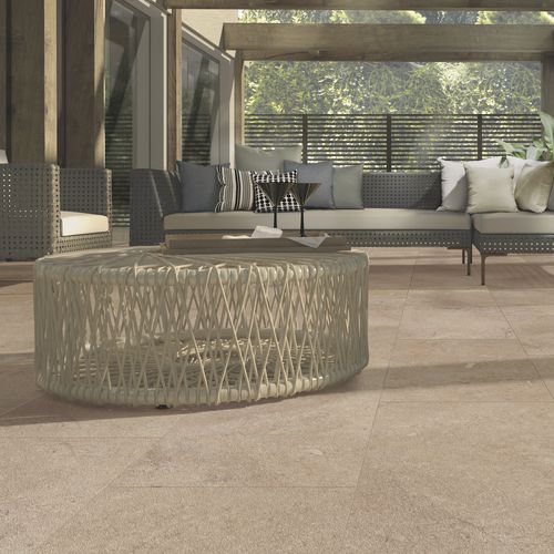 陶磁器タイル - CHALON BEIGE - Casalgrande Padana - マット / 屋内用 / リビング用