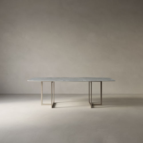 ミニマリストデザインテーブル - Shaped.230 - Casalgrande Padana - 金属製 / 陶磁器 / 長方形