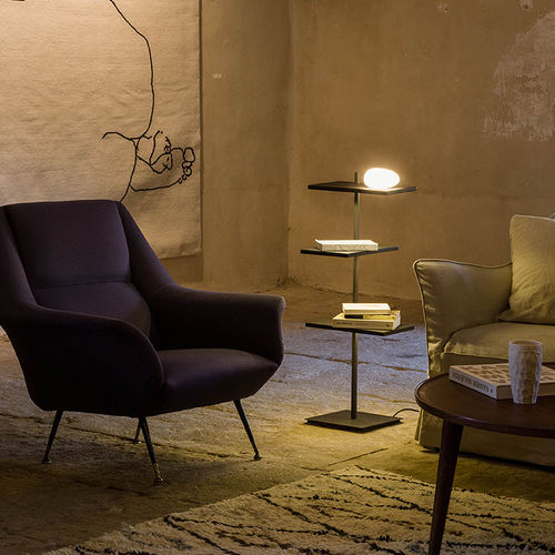 床置きランプ - Suite - VIBIA LIGHTING - アルミニウム / スチール製 / ポリカーボネート製