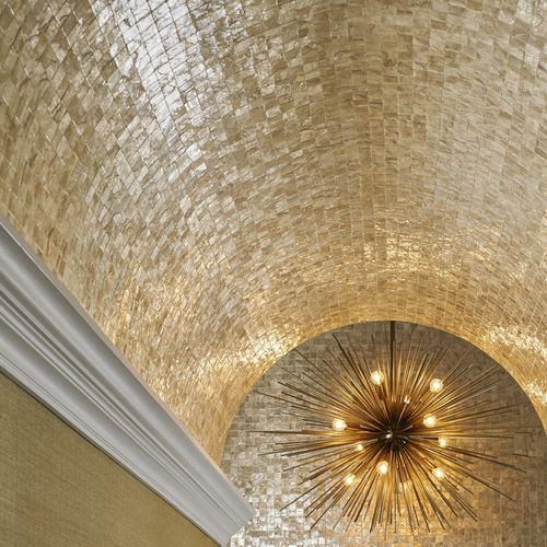 真珠層壁面装飾材 - FLEXI MOSAIC™ - Maya Romanoff - エンボス加工 / モザイク調 / 家庭用
