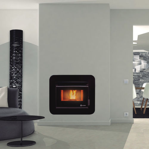 ぺレットストーブ - CÓRDOBA GLASS - ECOFOREST - 12 kW / 多燃料 / 現代風
