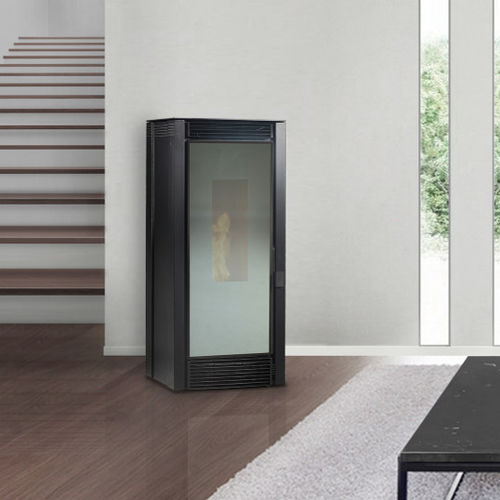 ぺレットストーブ - DUBAI - ECOFOREST - 10 kW...20 kW / 多燃料 / 現代風