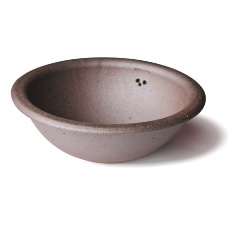 組み込み型洗面器 - OLIMPO LAVA - TERRAKLINKER - GRES DE BREDA - セラミック製 / 円形 / 穴2つ