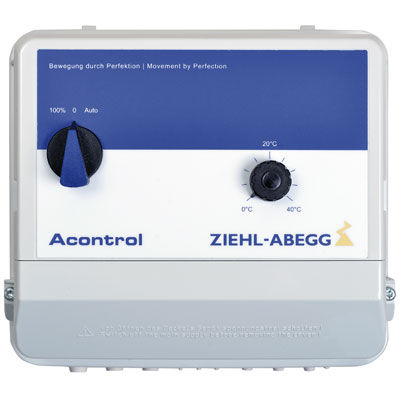 換気用速度レギュレーター - ACONTROL - ZIEHL-ABEGG AG - 調整用 / 汎用