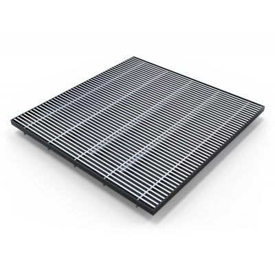 地面用空気拡散器 - AV500 - GRADA International - 正方形 / モジュラー / 空気取り戻しおよびブロー用