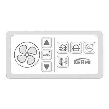 ホームオートメーション操作キーボード - X-WELL D11 - KERMI - 送風システム用 / 壁取り付け式 / 商業用