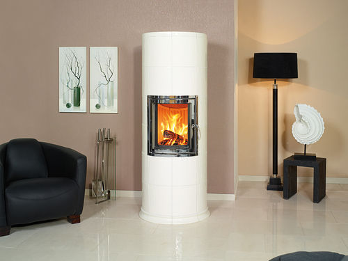 薪ストーブ - BELLA ROSA 3 - Hark GmbH & Co. KG - 現代風 / 陶器製 / 白