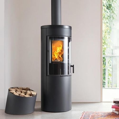 薪ストーブ - E124 A - Piazzetta - 5 kW...10 kW / 独立型 / 壁取り付け式