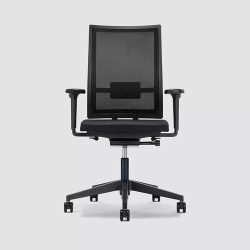 現代風オフィスチェア - B_RUN - Bene GmbH - 屋内用 / メッシュ製 / 金属脚