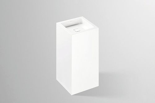 壁掛け式洗面器 - WT.Q SERIES - Alape/アラペ - ビトリファイドスチール / 抗菌性 / 正方形