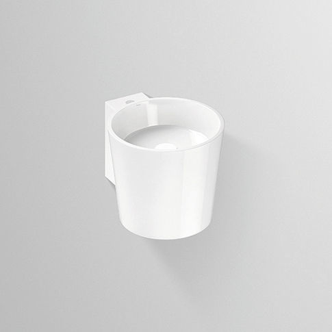 壁掛け式洗面器 - WT.CO SERIES - Alape/アラペ - 抗菌性 / 円形 / 穴なし