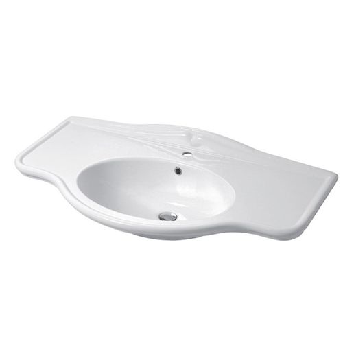 組み込み型洗面器 - PAOLINA : PA11000101 - Disegno Ceramica - セラミック製 / 楕円形 / 現代風