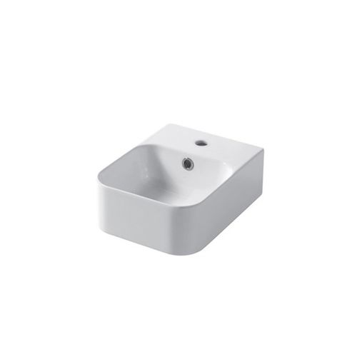 壁掛け式洗面器 - SLIM : SL02535101  - Disegno Ceramica - セラミック製 / 長方形 / 現代風