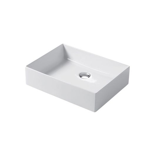 カウンタートップ型洗面器 - SLIM : SS05038001 - Disegno Ceramica - セラミック製 / 長方形 / 現代風