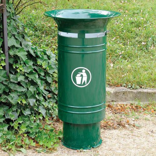 公共用ゴミ箱 - CERGY - PROCITY - リサイクル / 床置き / ペイントスチール製