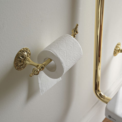 壁取り付け式トイレットロール紙保持具 - FL102OL - Sbordoni - ポリッシュ銅製 / 業務用