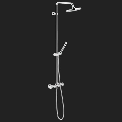 壁埋め込み式シャワーセット - PLUS: PL00030/30CR - Nobili Rubinetterie - 現代風 / ホテル用 / ハンドシャワー付き