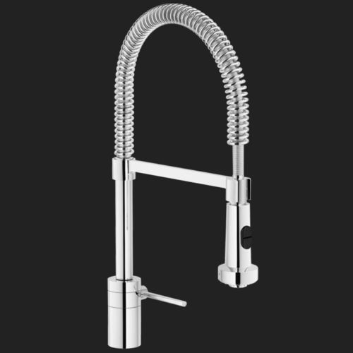 カウンタートップ混合水栓 - PLUS: PL00300/3CR - Nobili Rubinetterie - クロム真鍮製 / ステンレススチール製 / キッチン用