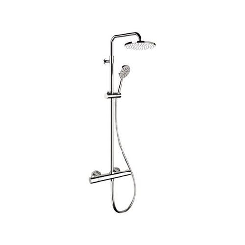 サーモスタットシャワーコラム - EQ32A8MPMD20 SERIES - Remer Rubinetterie - ステンレススチール製 / 壁取り付け式 / 現代風