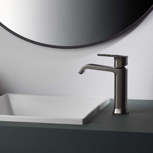 洗面器用混合水栓 - PR35AU201CRB+PR35MA101CRB - Ritmonio Rubinetterie Srl - カウンタートップ / クロム真鍮製 / 屋内用