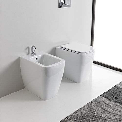 自立型トイレ - 5138CL - Scarabeo Ceramiche - セラミック製 / 家庭用 / 長方形
