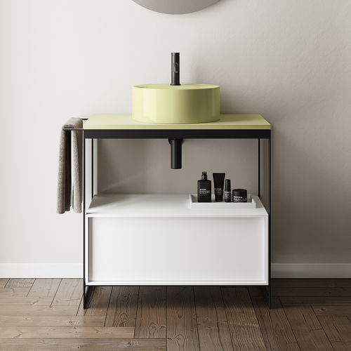 金属製洗面キャビネット - SOLID: 2902 - Scarabeo Ceramiche