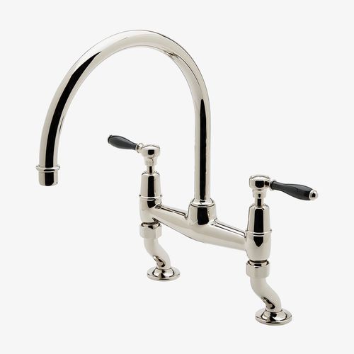 カウンタートップダブルハンドル混合水栓 - EAKM04 - Waterworks - クロムメッキ金属 / 真ちゅう製 / ニッケル製