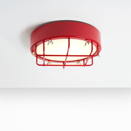 現代風シーリングライト - CANTIERE - ZAVA SRL - 円形 / 鉄製 / プレキシガラス®製