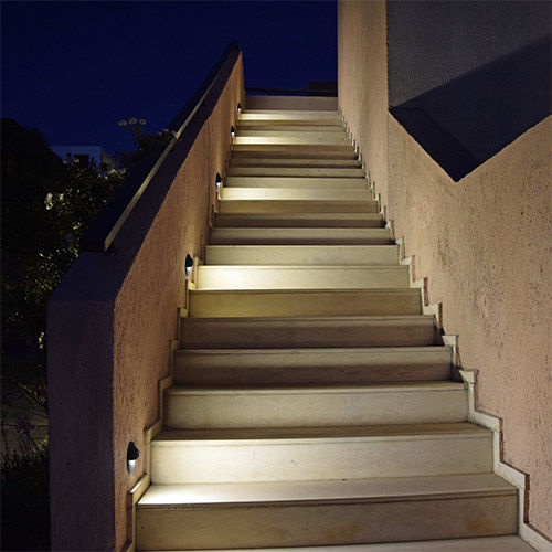 壁埋め込み式照明器具 - HYDRO - BEL-LIGHTING / TERZO-LIGHT - LED / 円形 / IP65