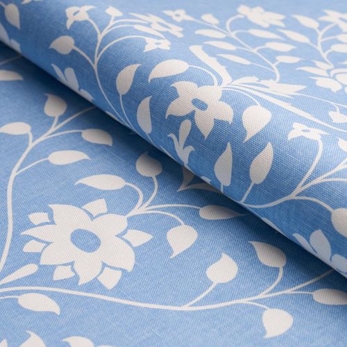 張り地 - JAIPUR MUGHAL FLOWER  - F. SCHUMACHER & CO. - 花柄 / コットン / リネン