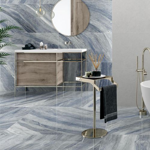 陶磁器タイル - CR.LUX OSSOLA - PAMESA CERAMICA - 光沢 / 屋内用 / 壁面