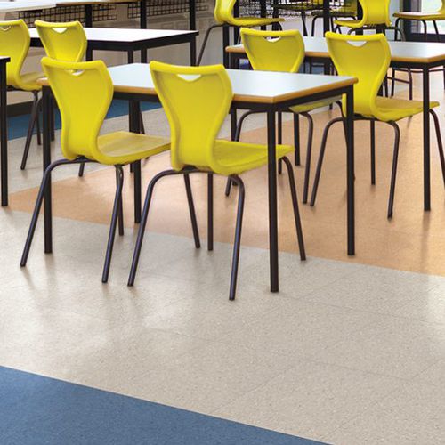 ビニール製床材 - PREMIUM EXCELON CROWN TEXTURE - Armstrong flooring - 屋内用 / 過密交通量用 / 商業用