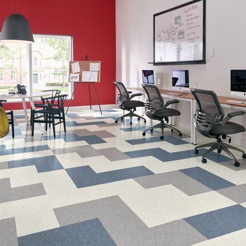 ビニール製床材 - EXCELON SDT - Armstrong flooring - 屋内用 / 過密交通量用 / 医療施設用