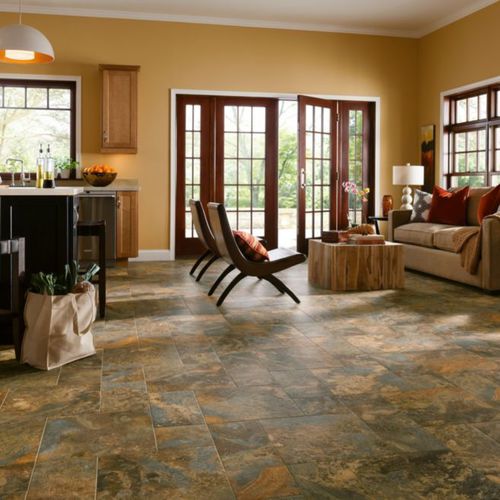 人工大理石床 Allegheny Slate Armstrong Flooring 屋内用 住宅用 商業用