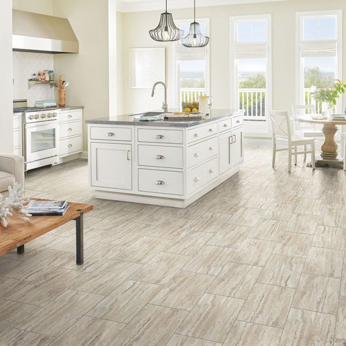 人工大理石床材 - KALLA TRAVERTINE  - Armstrong flooring - 屋内用 / リビング用 / 住宅用