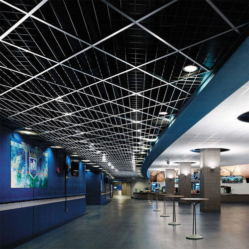 メッシュ仮天井 - WORKS&trade; MESH WELDED - Armstrong ceilings - USA - タイル / 屋内用 / 防音
