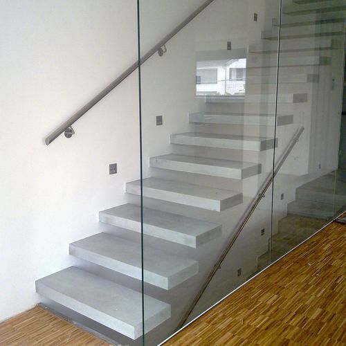 ストレート階段 - CONCRETE-DESIGN - Siller Stairs - コンクリート / 家庭用 / 現代風