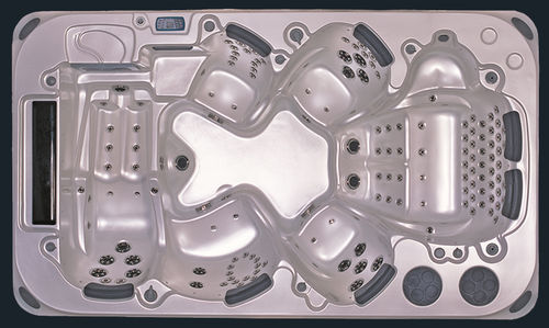 ビルトイン式ジャグジー - BUFFALO 900 - BLUE LAGOON SPAS - 長方形 / 8人用 / 家庭用