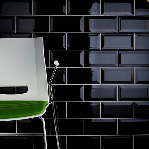 セラミック製タイル - INTRO : BEVEL BRICK - JOHNSON TILES - 高光沢 / 屋内用 / 壁面
