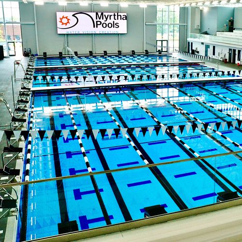 屋外用競技用プール - Myrtha Pools - 屋内用 / スポーツ用 / ステンレス製