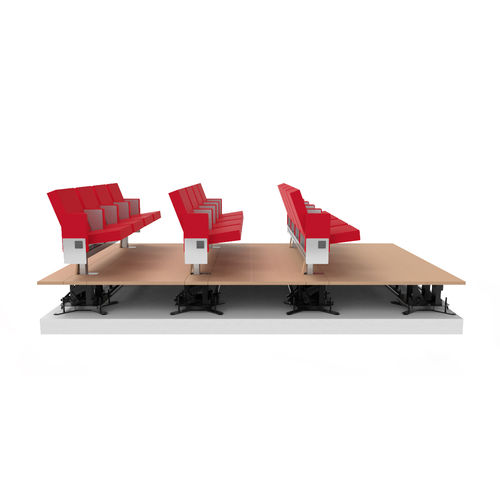 現代風講堂椅子 - MUTASUB - Figueras International Seating - 革製 / スチール製 / 折りたたみ式