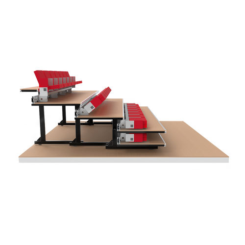 現代風講堂椅子 - Figueras International Seating - 布製 / スチール製 / 折りたたみ式