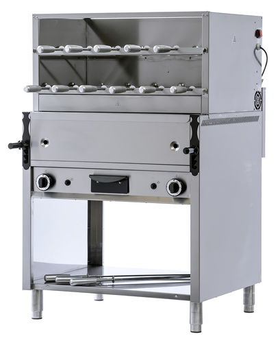 ロースターオーブン - M11+ GRIGLIA GAS PIETRA LAVICA 800M - ELANGRILL - 業務用 / ガス / 電気