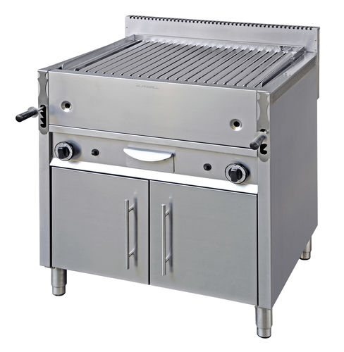 ガスグリル - LAVA ROCK-GAS  GRILL MOD.800B - ELANGRILL - 床置き / 業務用