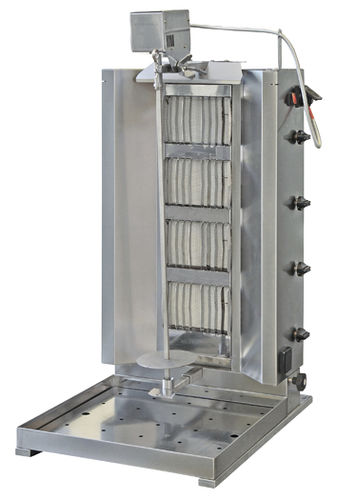 業務用ケバブマシン - MOD.GHI 4 GAS WITH 4 GAS BURNERS - ELANGRILL